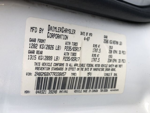 2007 Chrysler Pacifica in Madison, TN 37115 - 1310242 12