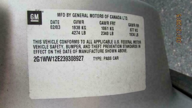 2003 Chevrolet Monte Carlo in Madison, TN 37115 - 1585726 5