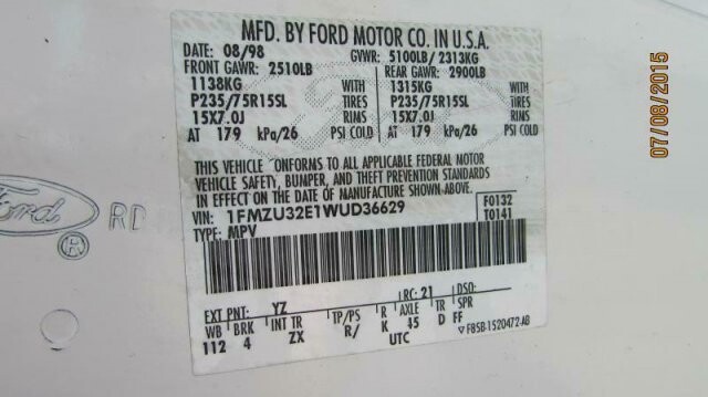 1998 Ford Explorer in Madison, TN 37115 - 1585769 7