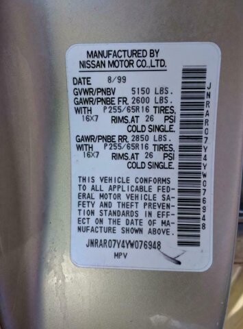 2000 INFINITI QX4 in Madison, TN 37115 - 1585858 3