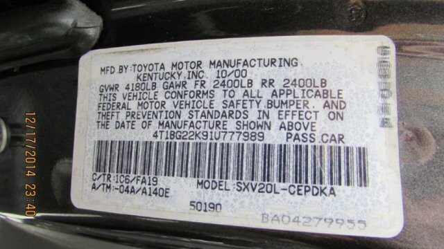 2001 Toyota Camry in Madison, TN 37115 - 1585907 5