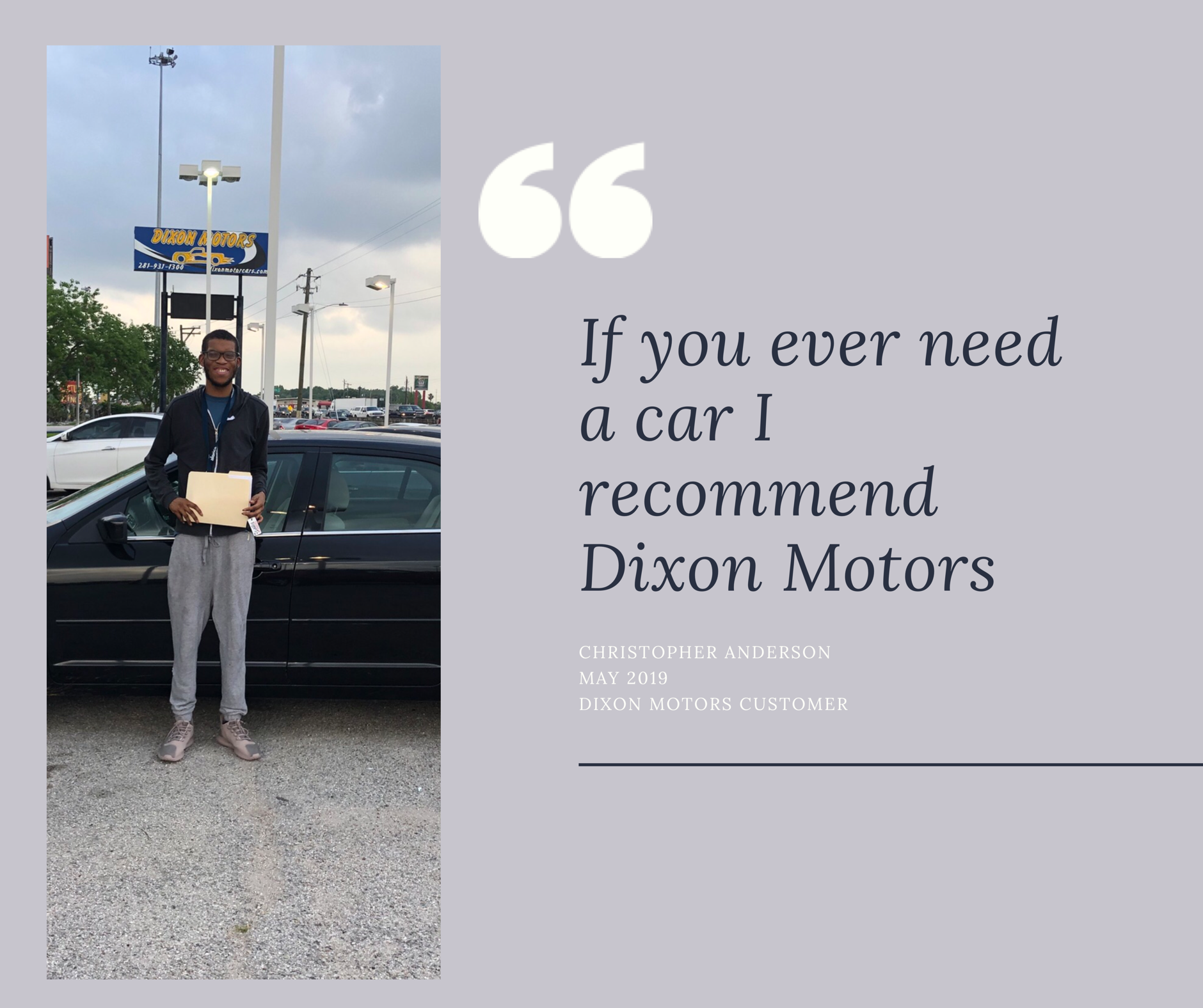 Dixon Motors Houston, TX 77037 Buy Here Pay Here