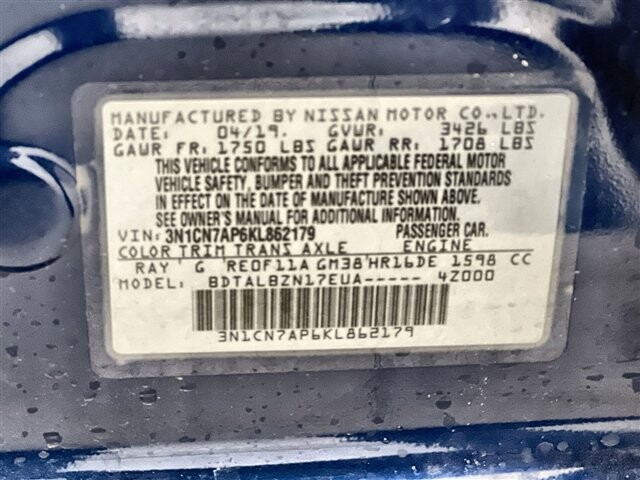 2019 Nissan Versa in Cincinnati, OH 45251-2402 - 1675560 19