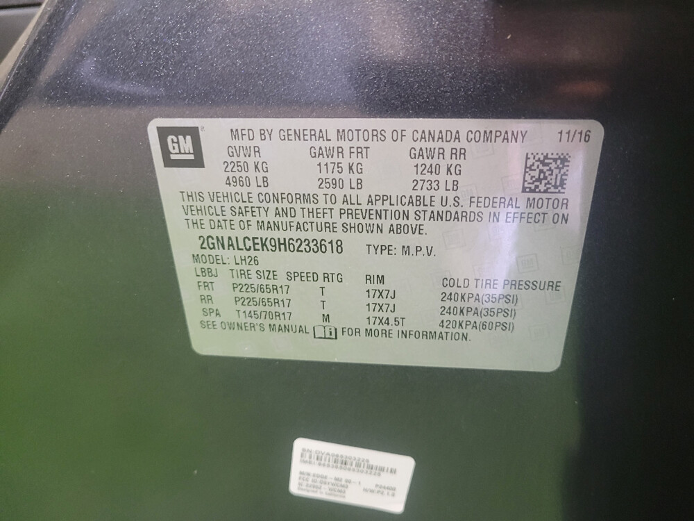 2017 Chevrolet Equinox in Fairfield, OH 45014 - 18021965 33