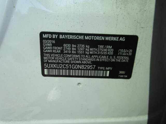 2016 BMW X6 in Tampa, FL 33604-6914 - 18022789 32