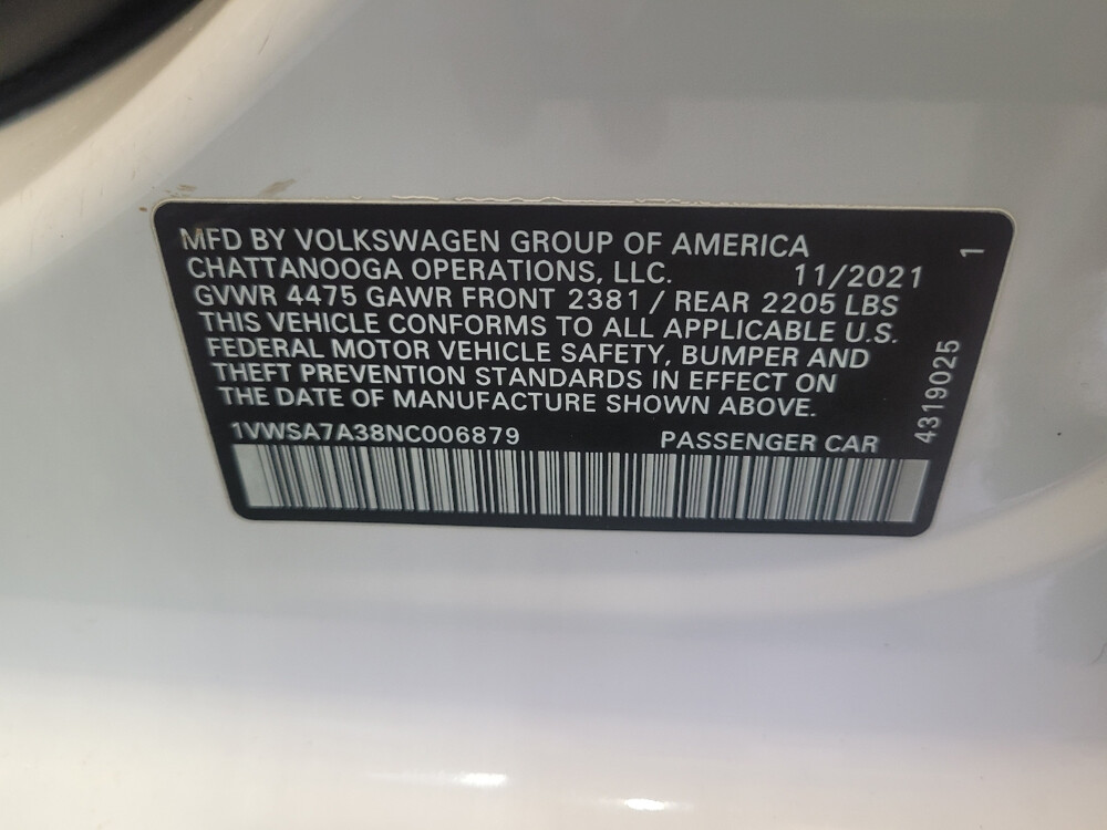 2022 Volkswagen Passat in Maple Heights, OH 44137 - 18024446 33