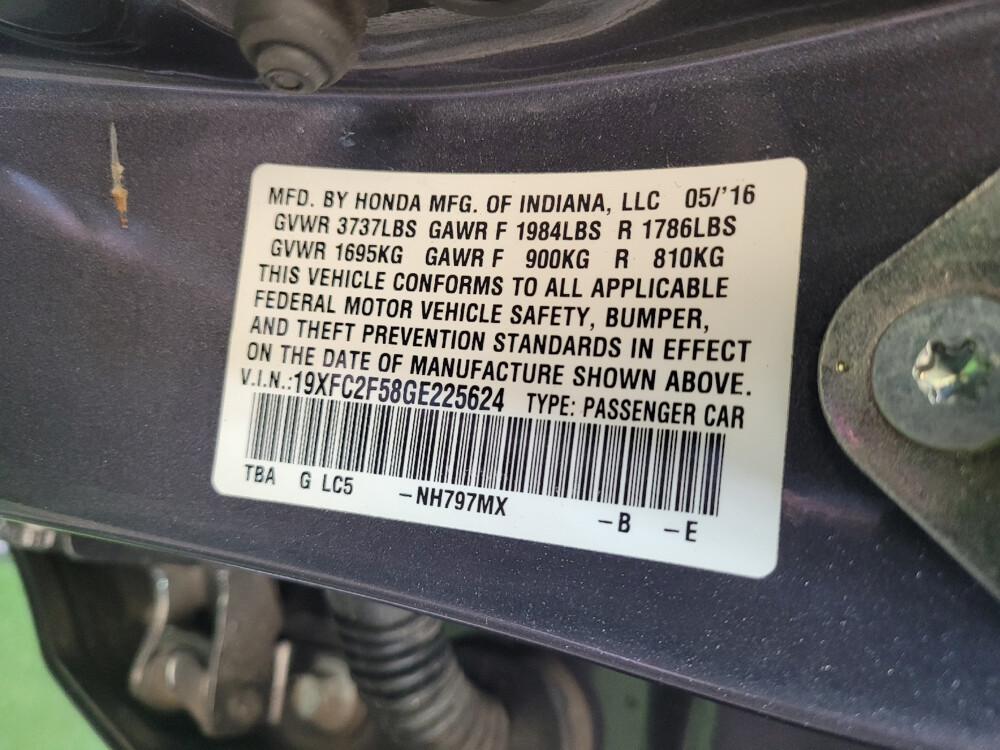 2016 Honda Civic in Miamisburg, OH 45342 - 18025259 33