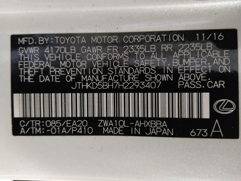 2017 Lexus CT 200h in Chattanooga, TN 37421 - 18025372 33