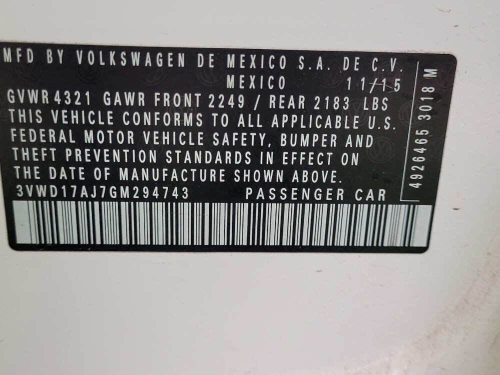 2016 Volkswagen Jetta in Tallahassee, FL 32304 - 18026110 33