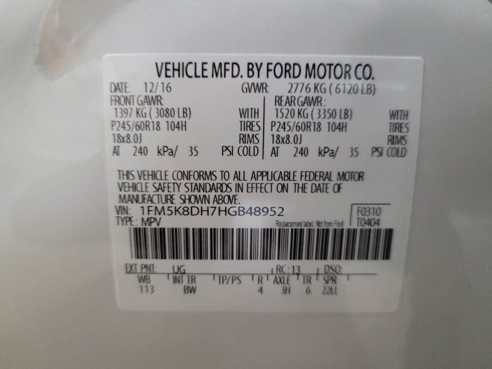 2017 Ford Explorer in Glen Burnie, MD 21061 - 18030384 33