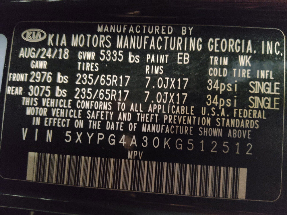 2019 Kia Sorento in Savannah, GA 31419 - 18031278 33