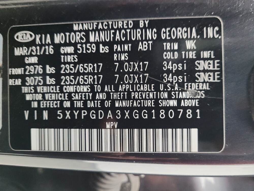 2016 Kia Sorento in Eastpointe, MI 48021 - 18032192 33
