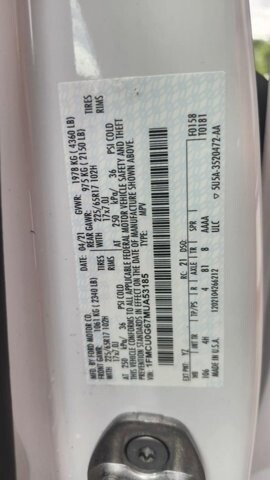 2021 Ford Escape in Cartersville, GA 30120 - 18033989 14