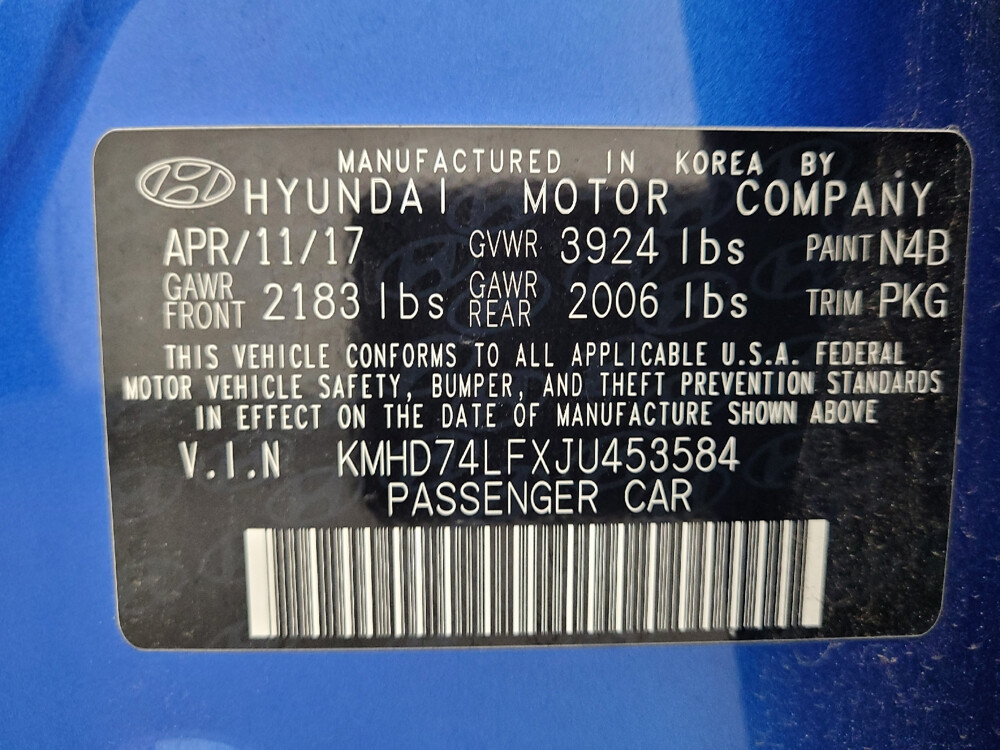 2018 Hyundai Elantra in Las Vegas, NV 89104 - 18036332 33