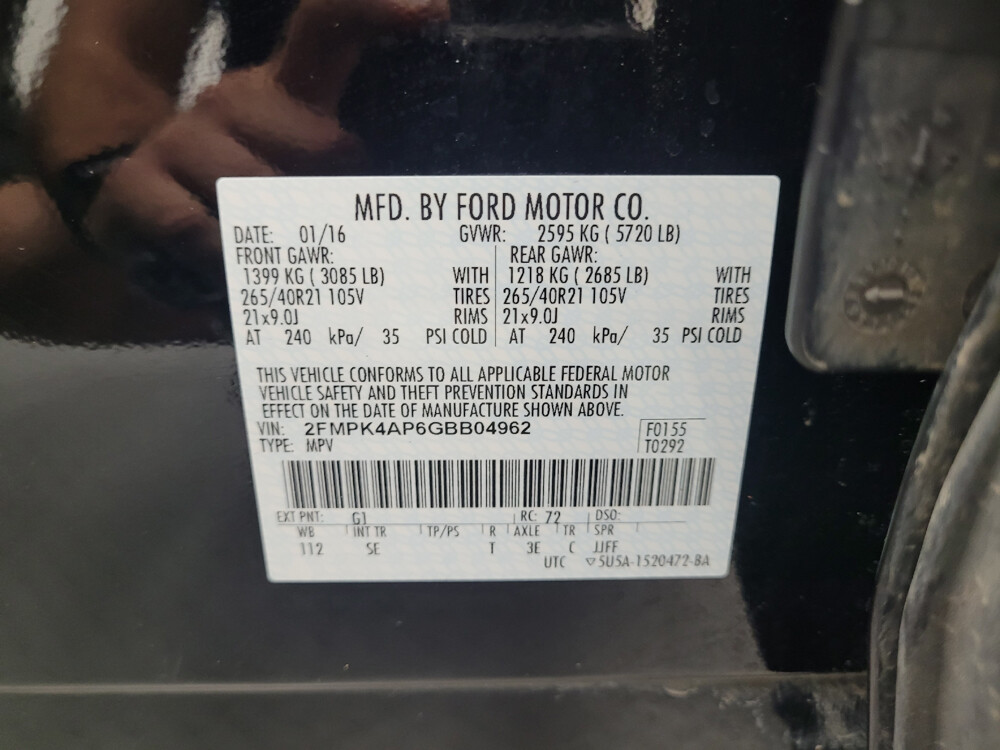 2016 Ford Edge in Las Vegas, NV 89102 - 18036450 33