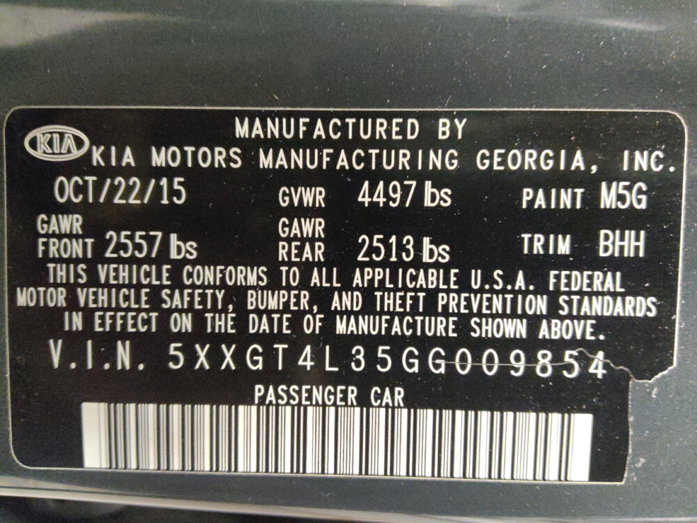 2016 Kia Optima in Memphis, TN 38128 - 18037072 33