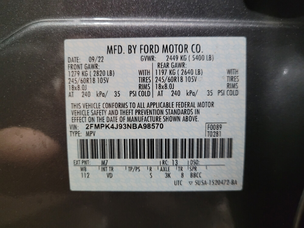 2022 Ford Edge in Glen Burnie, MD 21061 - 18038472 33