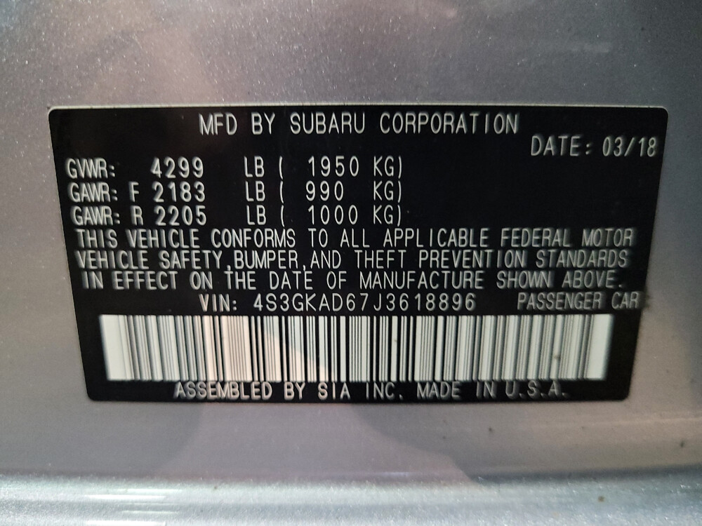 2018 Subaru Impreza in Glen Burnie, MD 21061 - 18038898 33