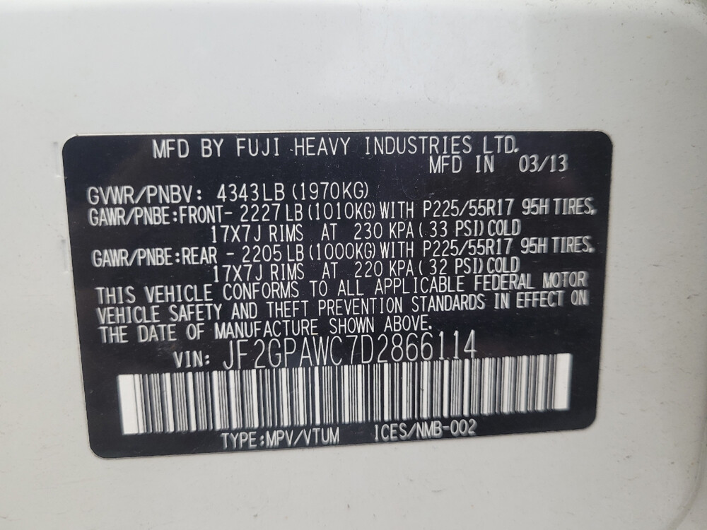 2013 Subaru XV Crosstrek in Highland, IN 46322 - 18039471 33