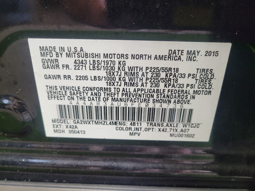 2015 Mitsubishi Outlander Sport in Fairfield, OH 45014 - 18040768 33