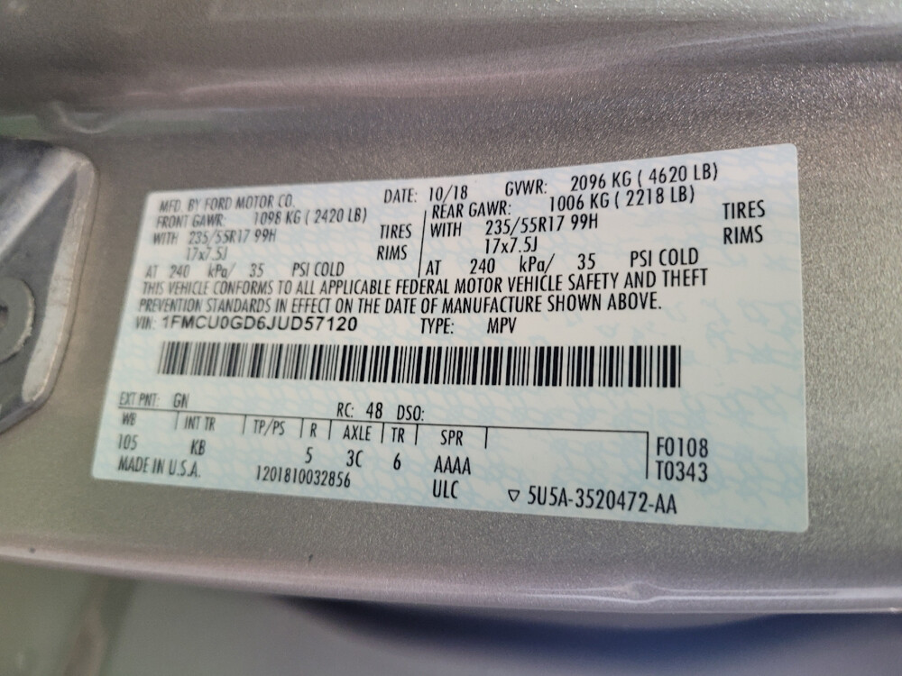 2018 Ford Escape in Louisville, KY 40258 - 18041857 33