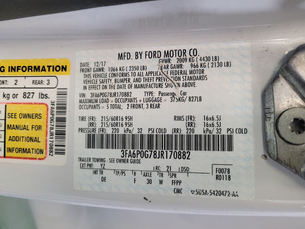 2018 Ford Fusion in Columbus, OH 43231 - 18042015 33