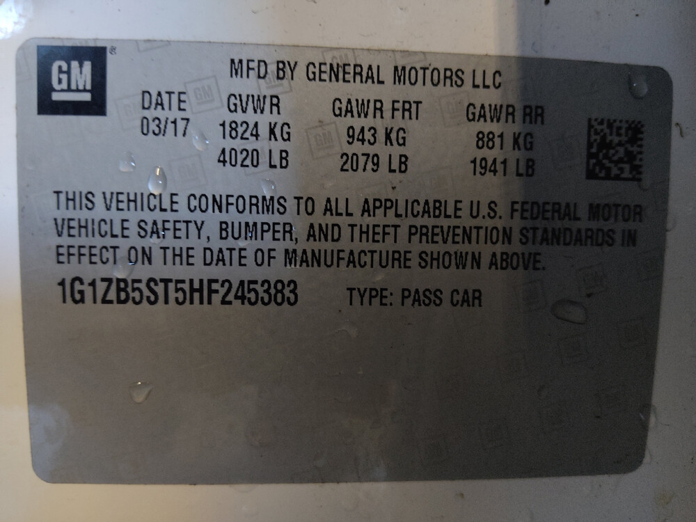 2017 Chevrolet Malibu in Jacksonville, FL 32225 - 18042806 33