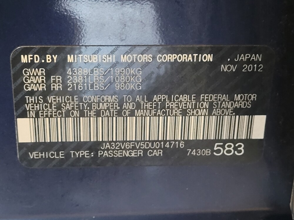 2013 Mitsubishi Lancer in Kissimmee, FL 34744 - 18043829 33