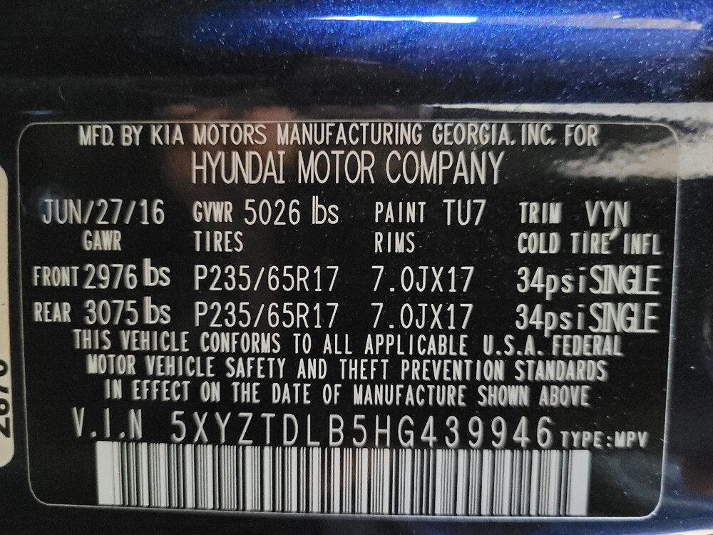 2017 Hyundai Santa Fe in Plymouth Meeting, PA 19462 - 18044041 33