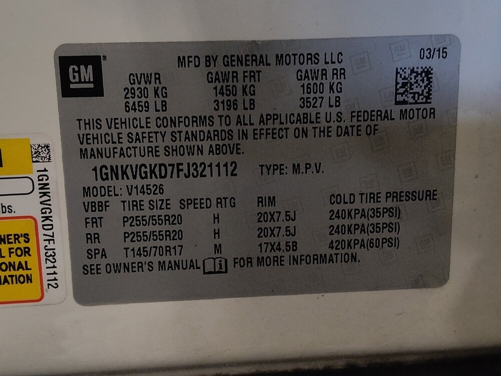 2015 Chevrolet Traverse in West Palm Beach, FL 33409 - 18044573 33