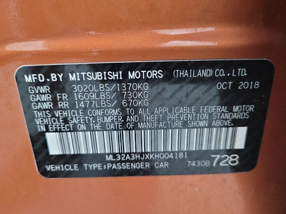 2019 Mitsubishi Mirage in Tampa, FL 33612 - 18045283 33