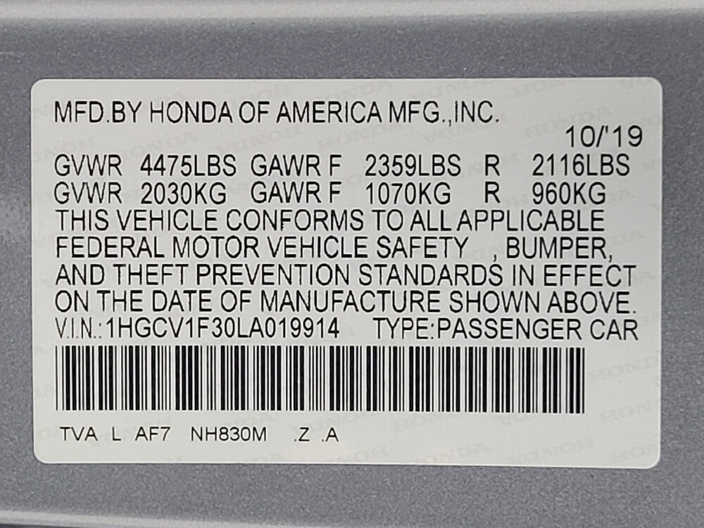 2020 Honda Accord in Memphis, TN 38115 - 18045767 33