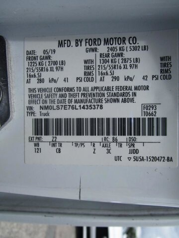 2020 Ford Transit Connect in Tampa, FL 33604-6914 - 18046296 32