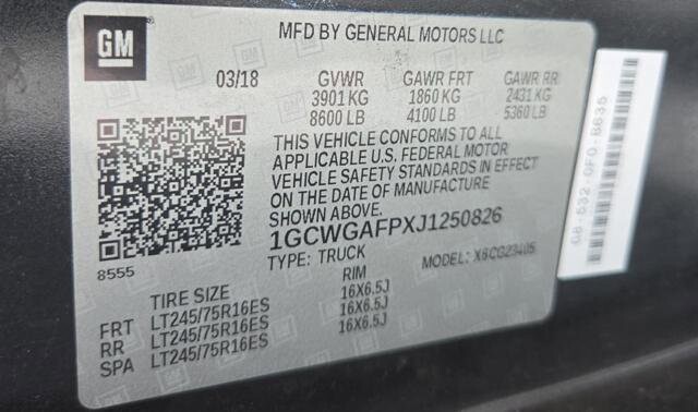 2018 Chevrolet Express 2500 in Blauvelt, NY 10913 - 18046305 70