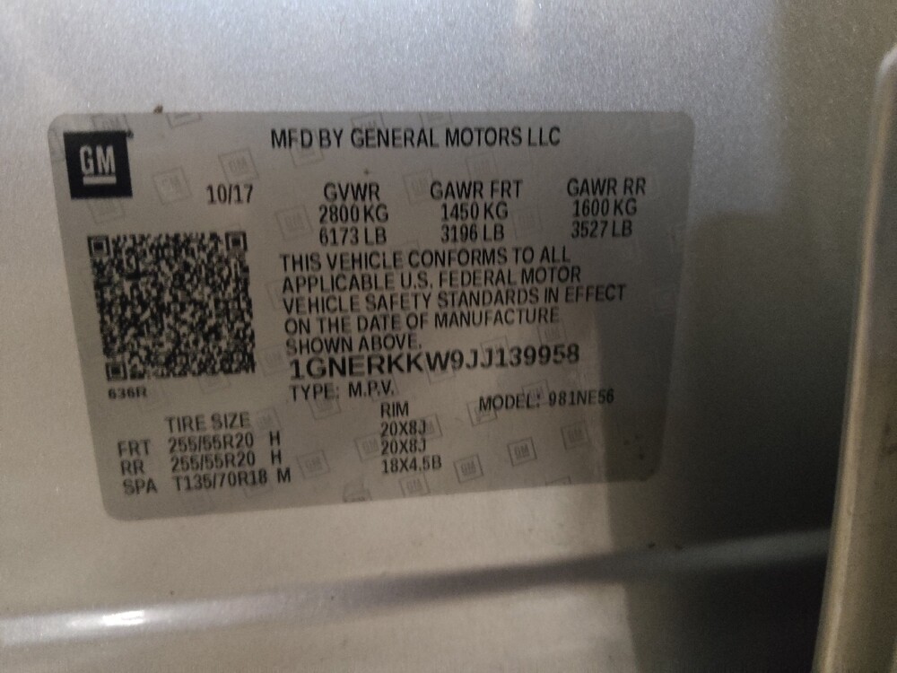 2018 Chevrolet Traverse in Lauderdale Lakes, FL 33313 - 18046656 33