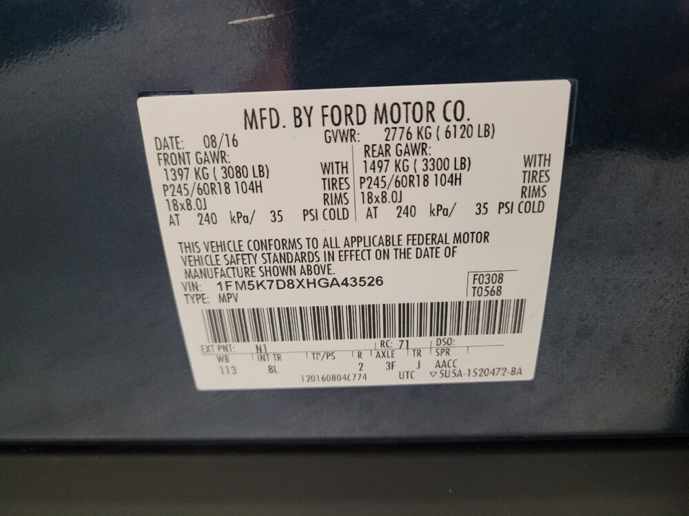 2017 Ford Explorer in Sacramento, CA 95821 - 18047088 33