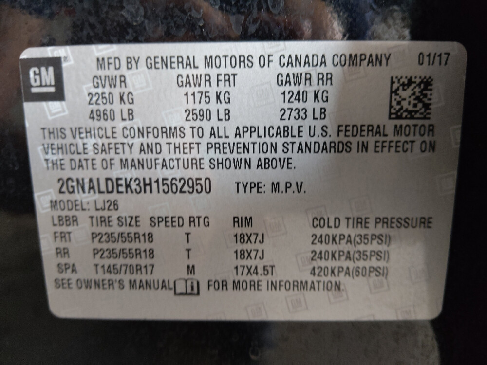 2017 Chevrolet Equinox in Lauderdale Lakes, FL 33313 - 18047979 33