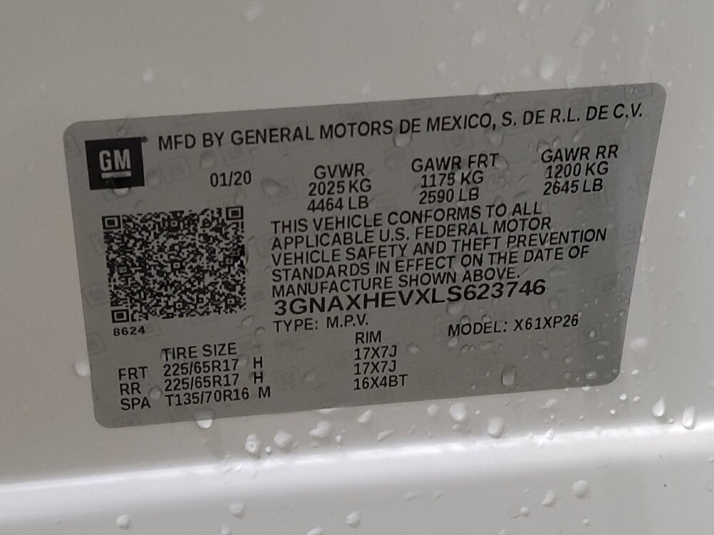 2020 Chevrolet Equinox in Salem, VA 24153 - 18048698 33