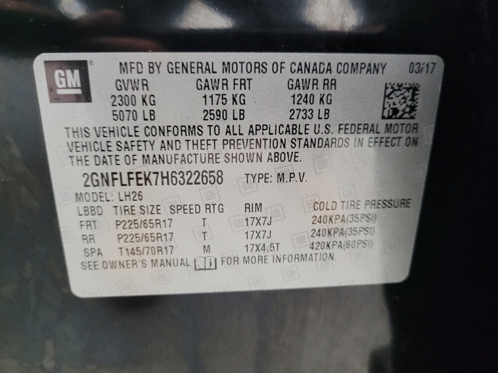 2017 Chevrolet Equinox in Eastpointe, MI 48021 - 18048833 33