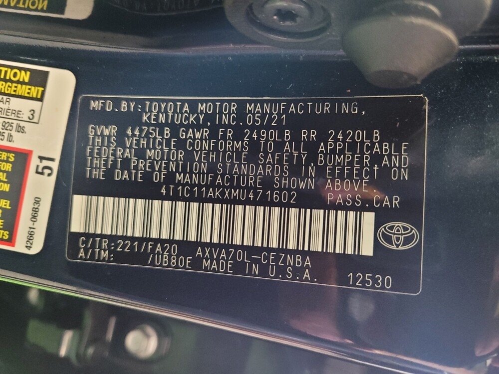 2021 Toyota Camry in Cincinnati, OH 45255 - 18049203 33