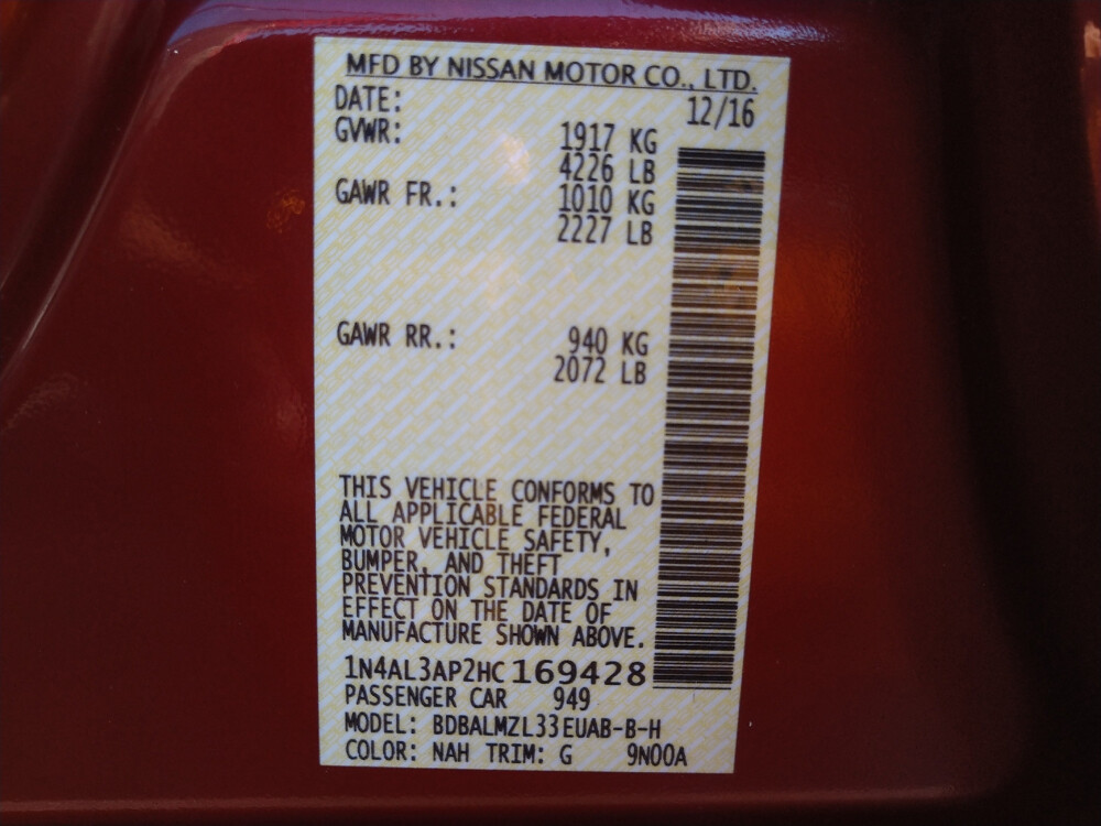 2017 Nissan Altima in Chesapeake, VA 23320 - 18049379 33