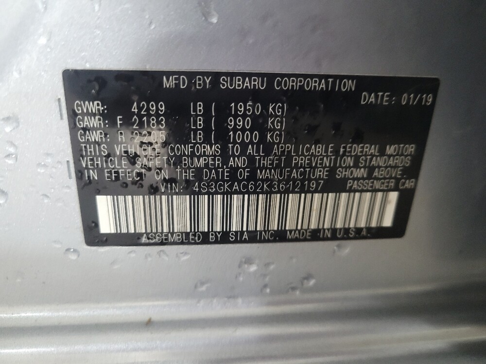 2019 Subaru Impreza in Conyers, GA 30094 - 18049719 33