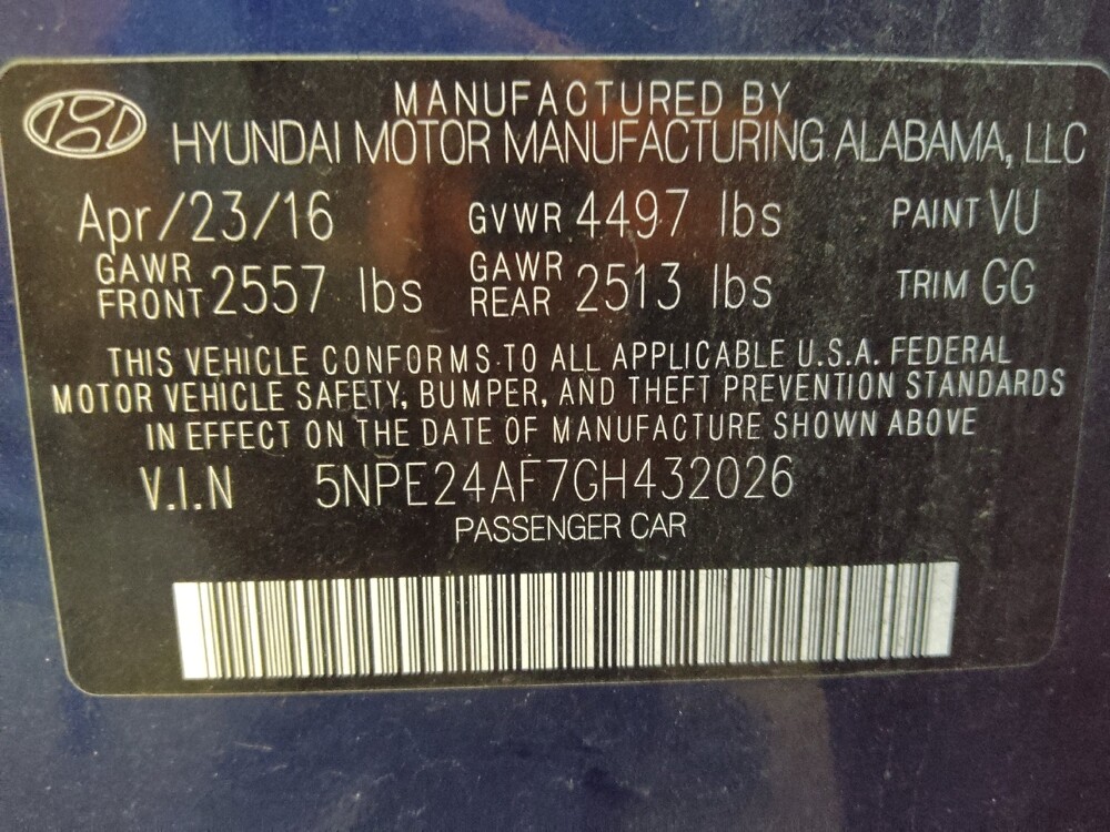 2016 Hyundai Sonata in Charlotte, NC 28213 - 18050075 33