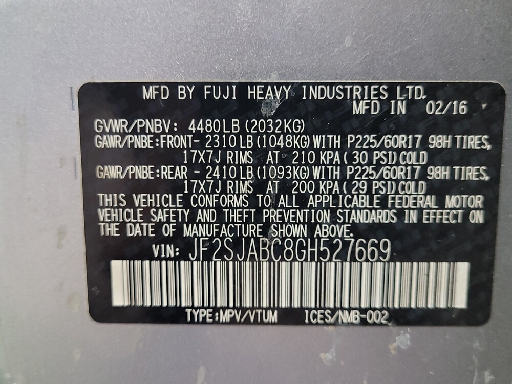 2016 Subaru Forester in Bradenton, FL 34207 - 18050360 33