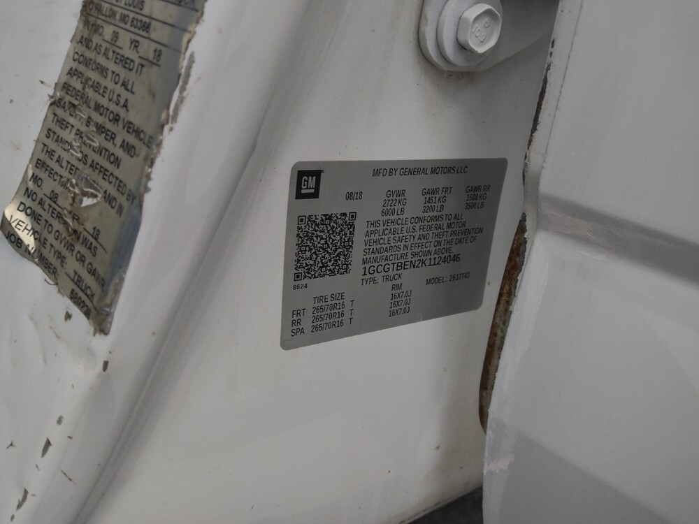 2019 Chevrolet Colorado in St. Louis, MO 63136 - 18050594 33