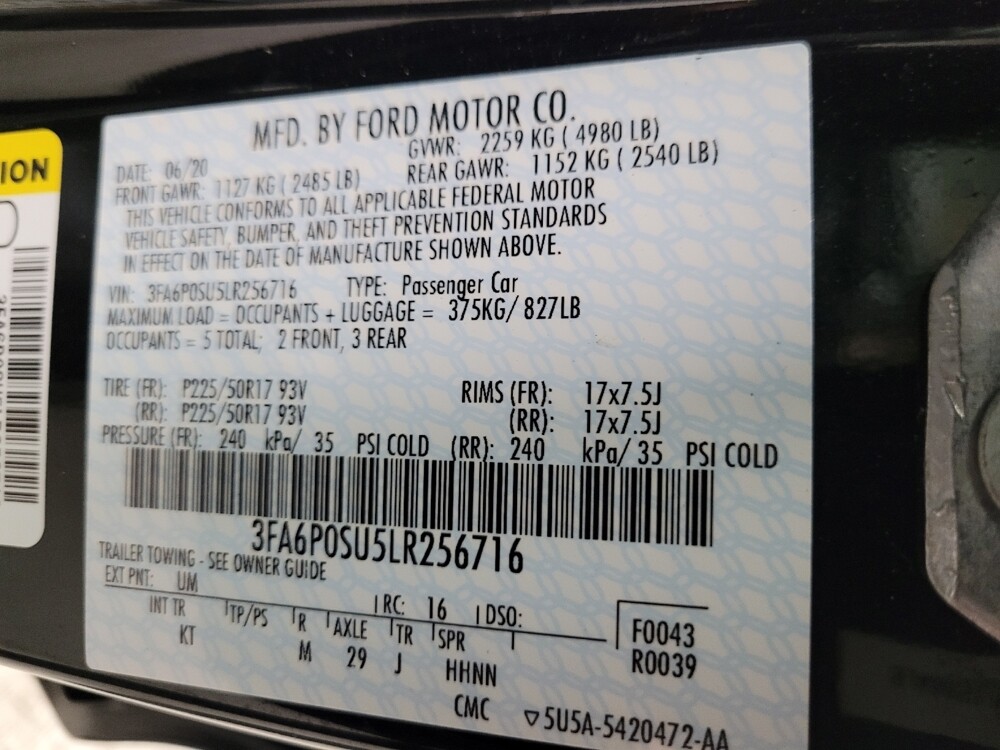 2020 Ford Fusion in Midlothian, IL 60445 - 18051144 33