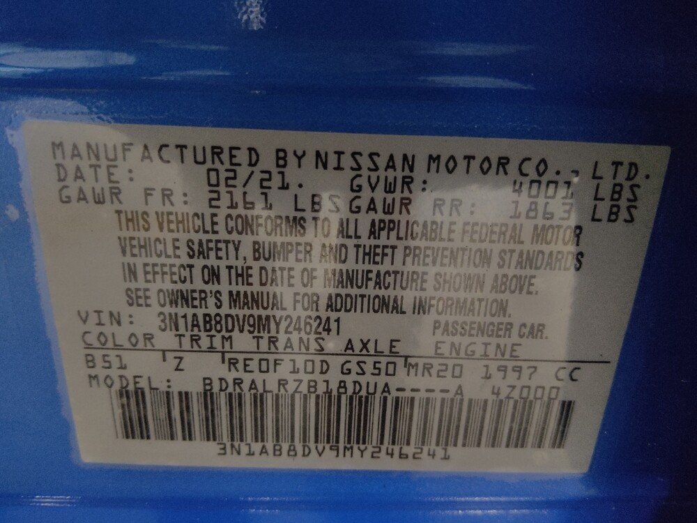 2021 Nissan Sentra in Jackson, MS 39211 - 18051395 33