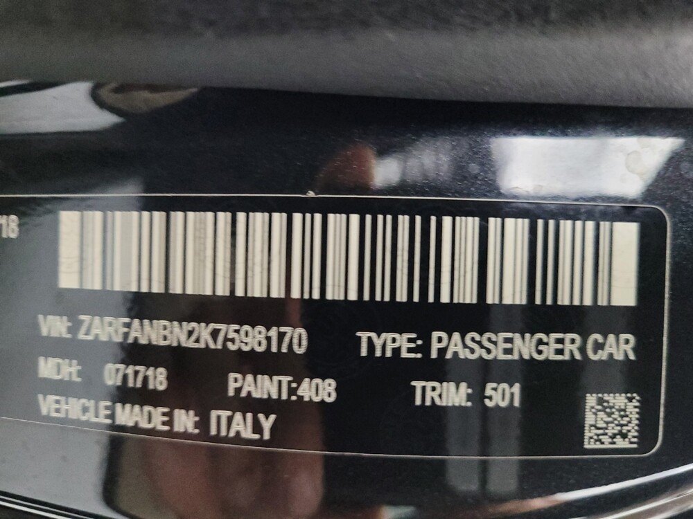 2019 Alfa Romeo Giulia in Midlothian, IL 60445 - 18051937 33