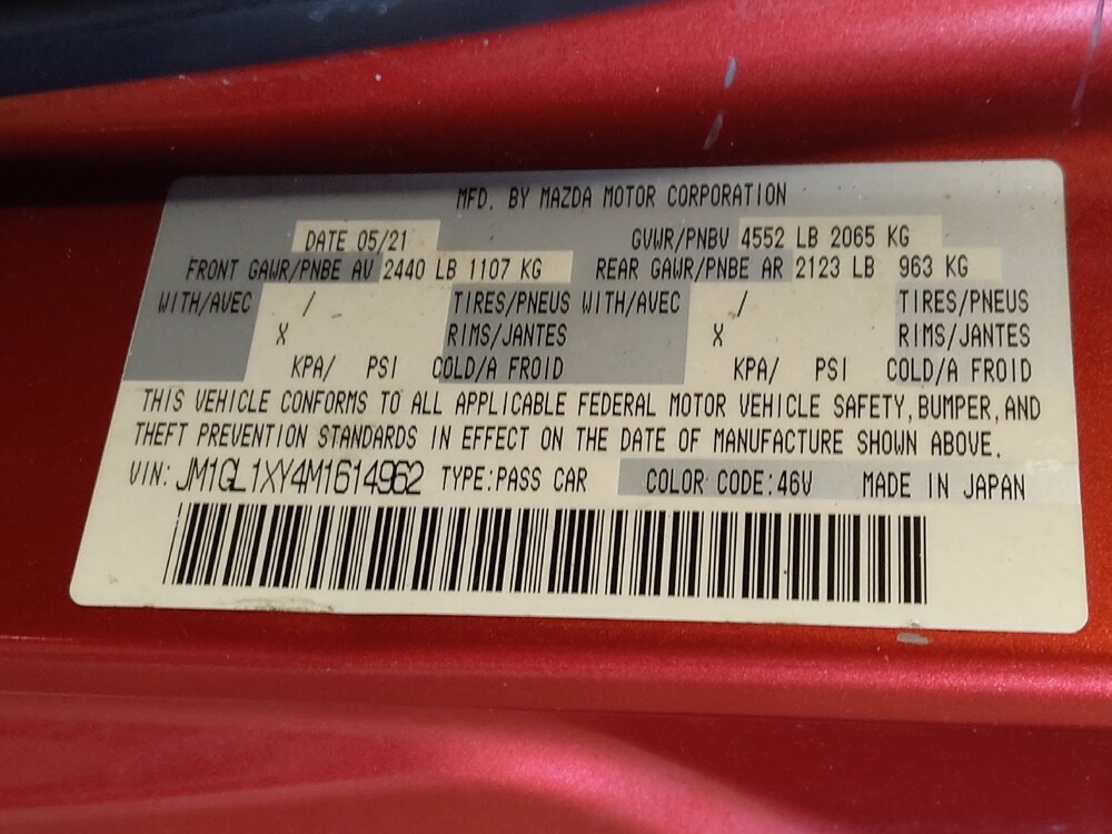 2021 MAZDA MAZDA6 in Ocala, FL 34471 - 18051978 33