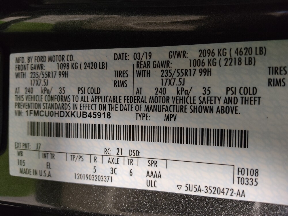 2019 Ford Escape in Columbus, GA 31909 - 18052073 33